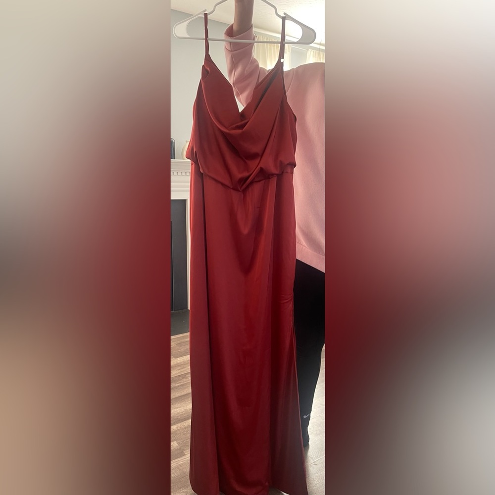 Size 20 rust bridesmaid dress NEW